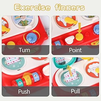 Huanger Manual Baby Puzzle Busy Board